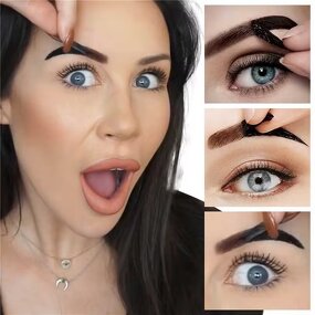 Eyebrow Dyeing Glue - Tear-Off Waterproof Sweat-Proof Three-Color No Smudge