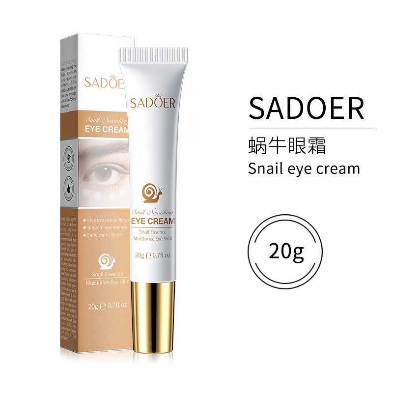 Vitamin C Eye Cream - OEM SADOER 20g Dark Circles Eye Bags Brighten Aloe