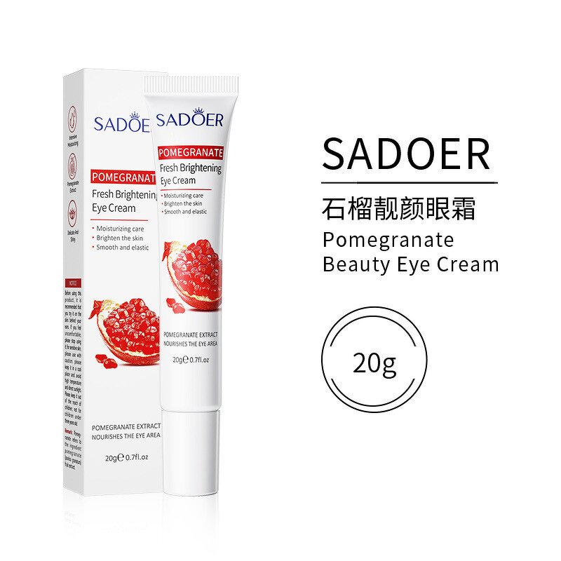 Vitamin C Eye Cream - OEM SADOER 20g Dark Circles Eye Bags Brighten Aloe
