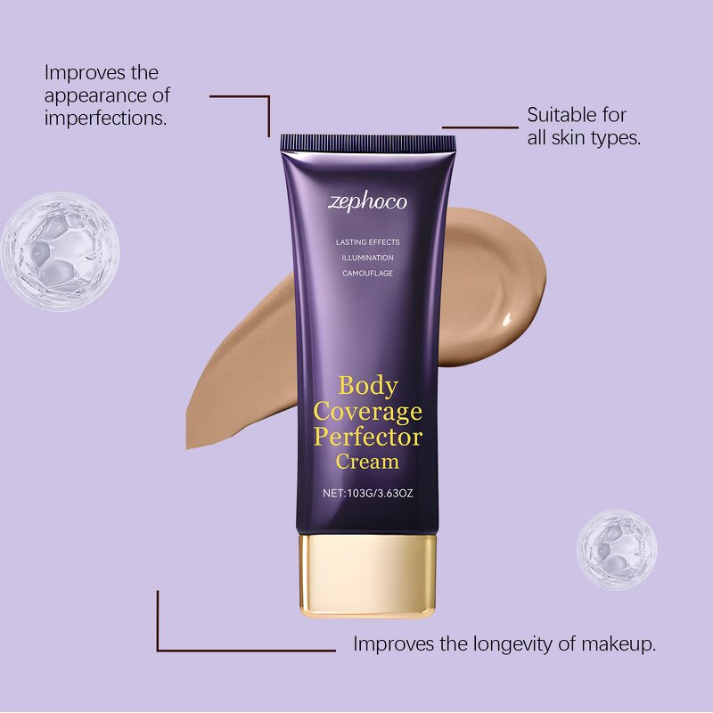 Body Coverage Cream - OEM 103g All Skin Types CPNP EU EC REP Certified