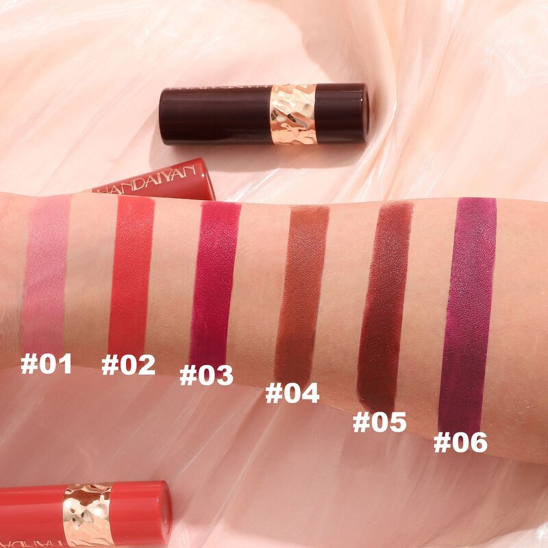 Lipstick Set Manufacturer - OEM 6 Colors Matte Long Lasting Easy to Color Gloss
