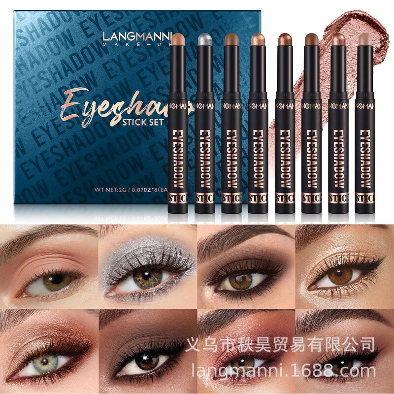 Eyeshadow Stick - OEM Waterproof Long-lasting Smudge Color Change Cross-border