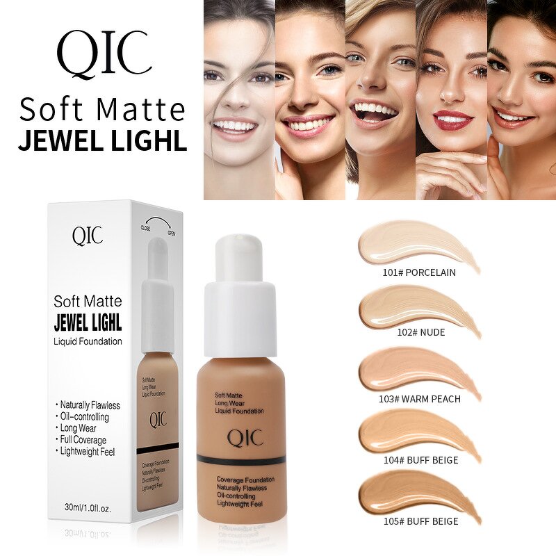 Liquid Foundation - OEM 30ml Soft Matte Long Wear CPNP EU EC REP