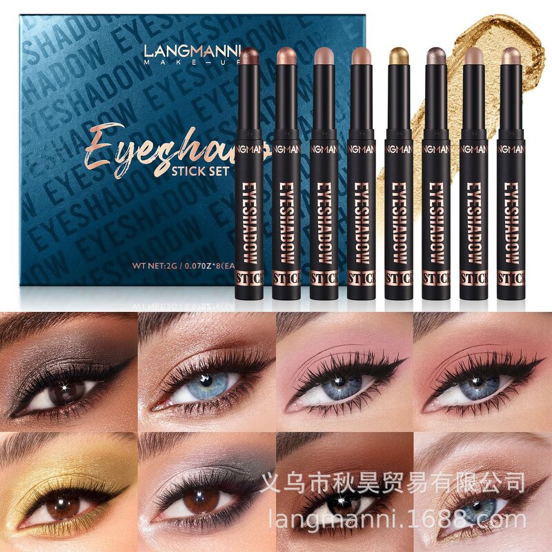 Eyeshadow Stick - OEM Waterproof Long-lasting Smudge Color Change Cross-border