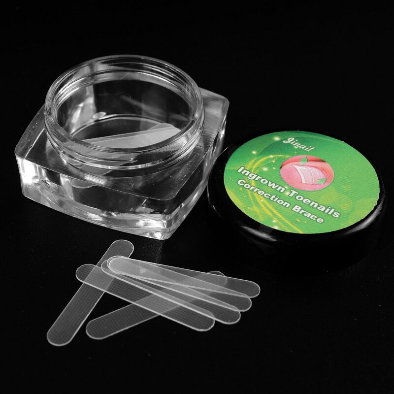 Nail Correction Patch -12Pcs Orthonail Groove White Paste Embedded Filling