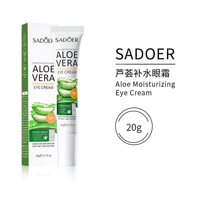 Vitamin C Eye Cream - OEM SADOER 20g Dark Circles Eye Bags Brighten Aloe