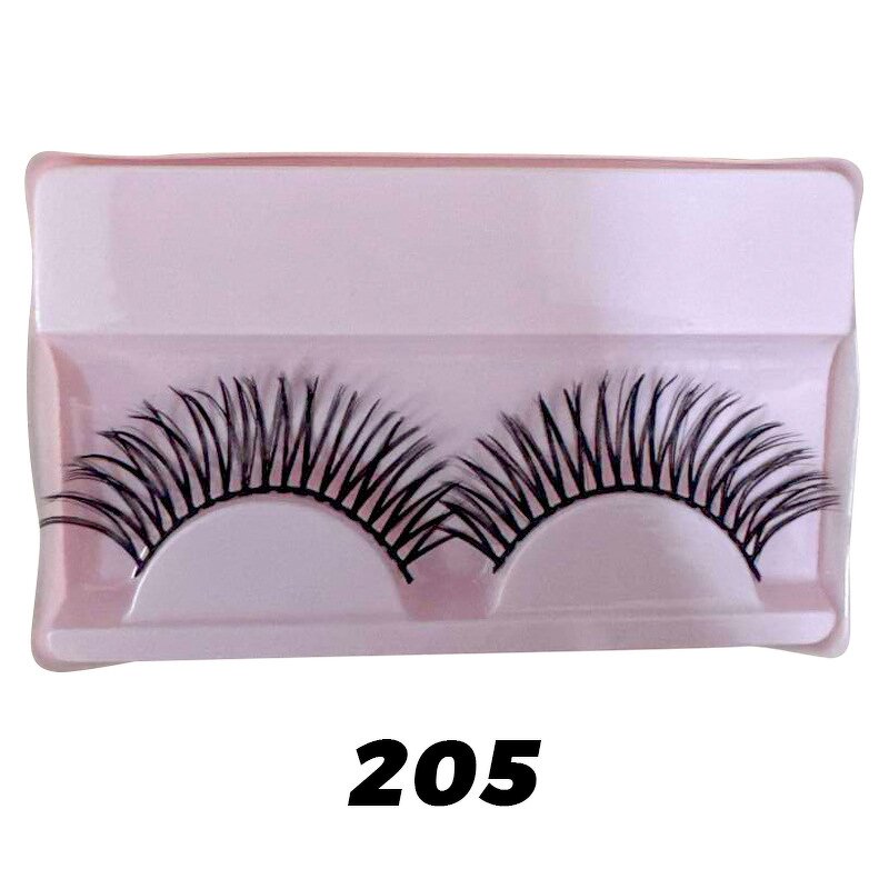 False Eyelashes Factory - 1 Pair Thick Curled Natural Eyelashes Direct Supply
