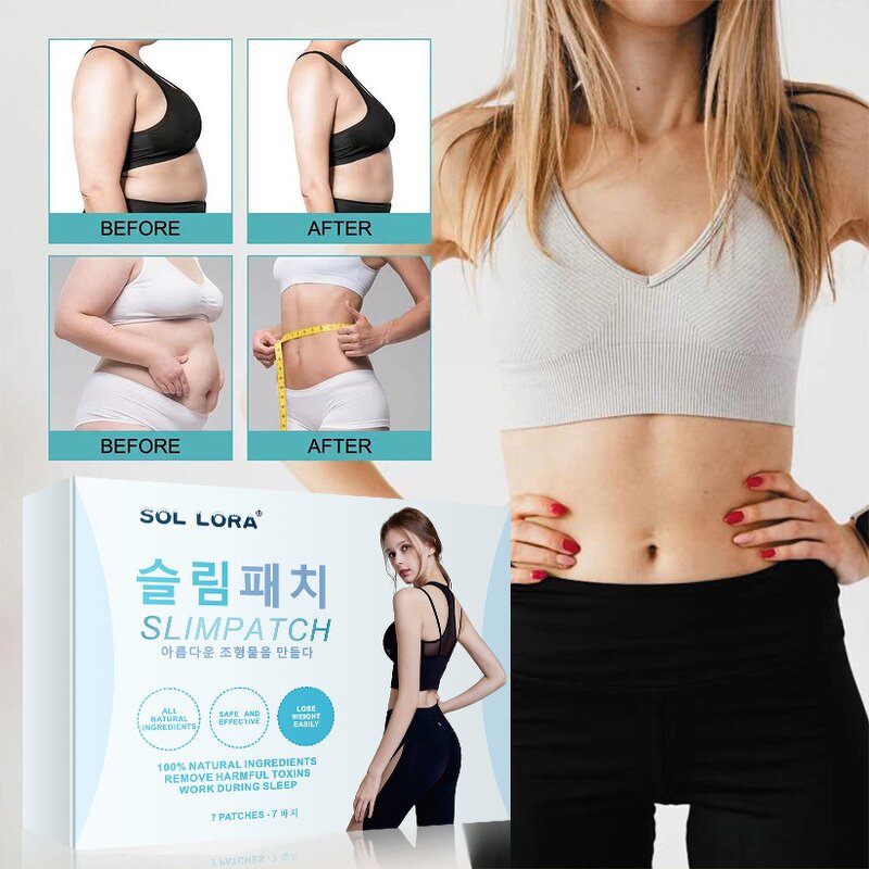 Belly Button Stickers - 7Pcs Korean Magnetic Shaping Lazy Slimming Stickers