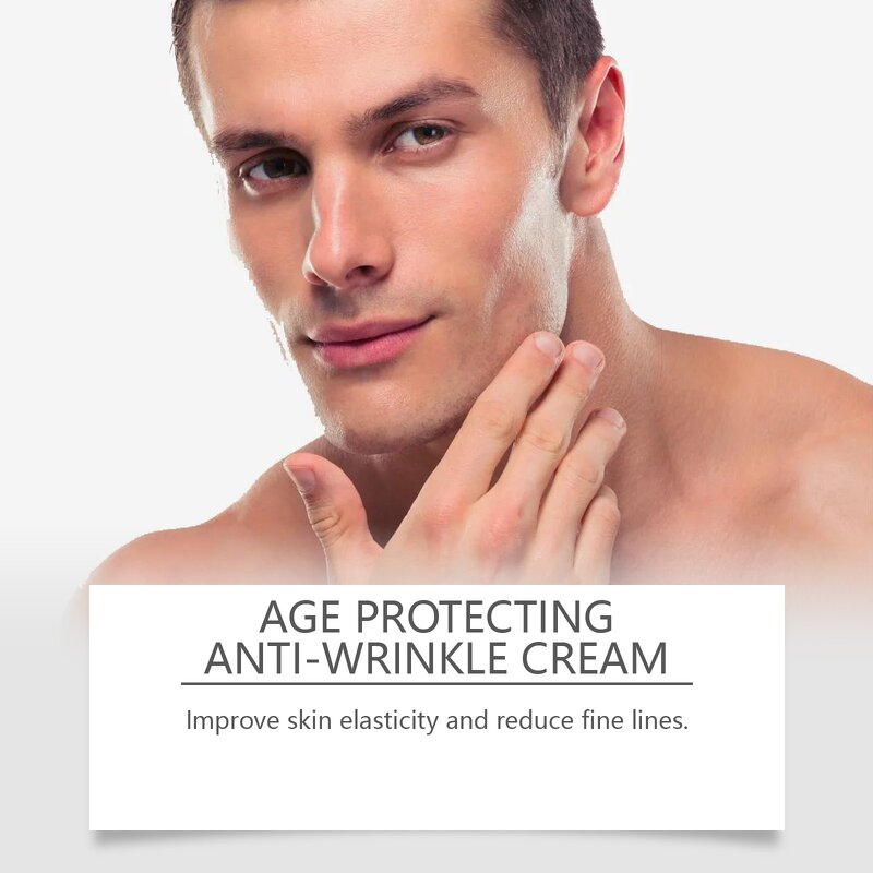 Men's Face Cream - OEM Age Protecting Anti-Wrinkle CPNP EU EC REP Certified