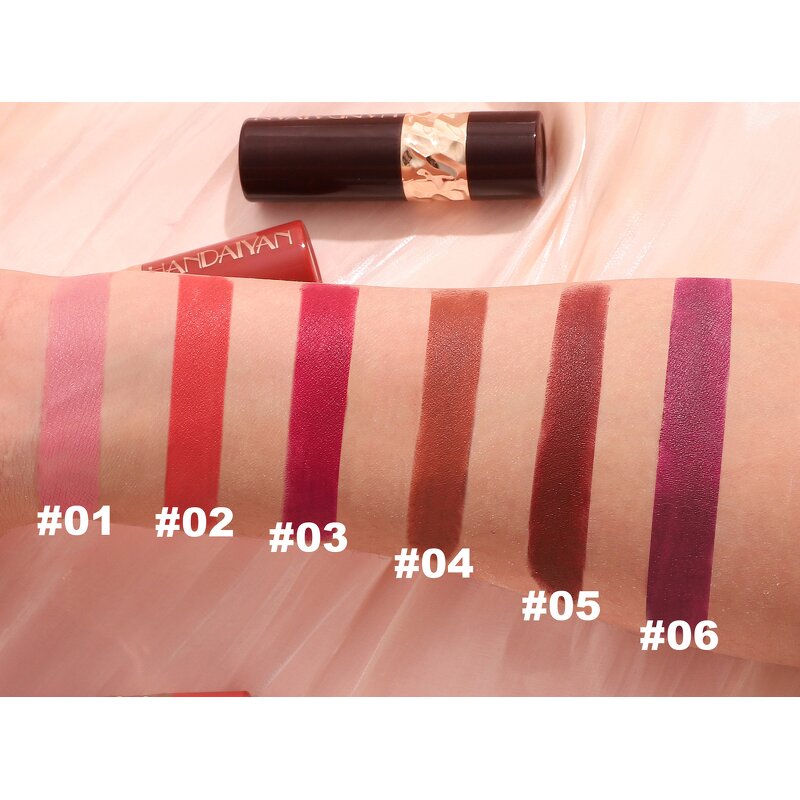 Lipstick Set Manufacturer - OEM 6 Colors Matte Long Lasting Easy to Color Gloss