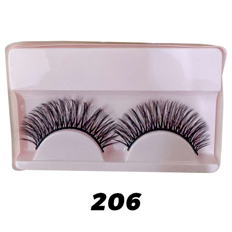 False Eyelashes Factory - 1 Pair Thick Curled Natural Eyelashes Direct Supply