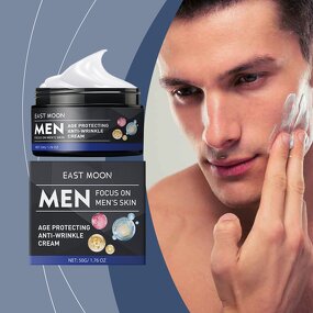 Men's Face Cream - OEM Age Protecting Anti-Wrinkle CPNP EU EC REP Certified