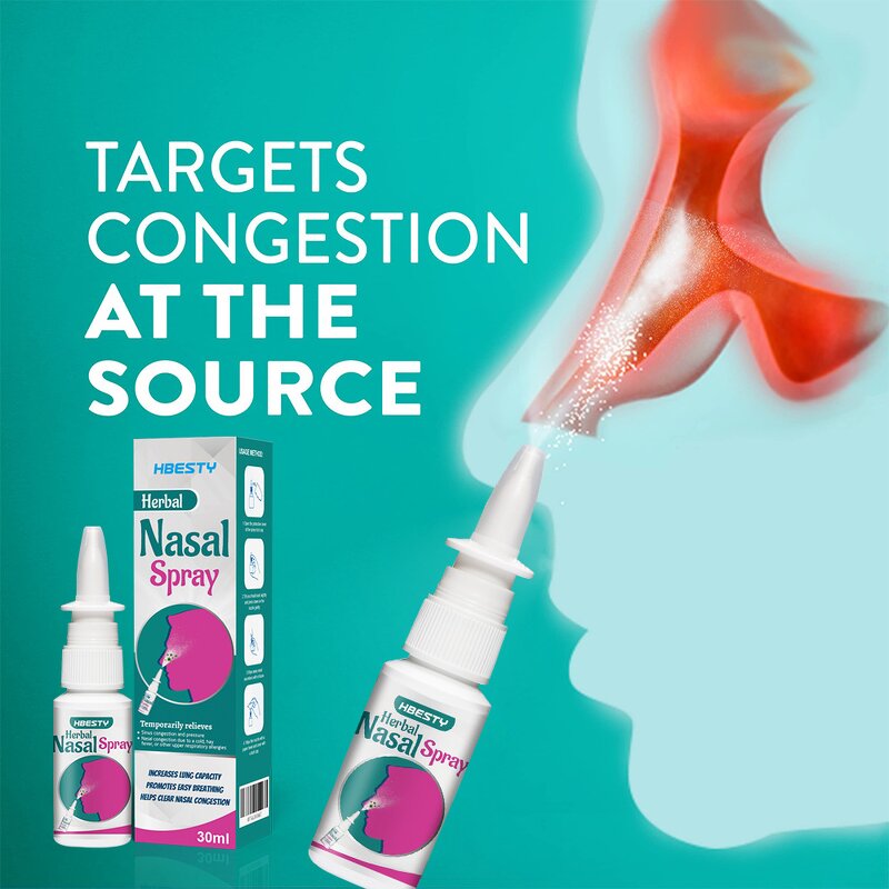 Herbal Nasal Spray - OEM Plant Extract Anti-Virus Congestion Itching Runny Nose