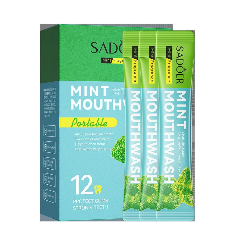 Mouthwash Manufacturer - OEM SADOER 20ML Mint Lemon Peach Travel Fresh Breath