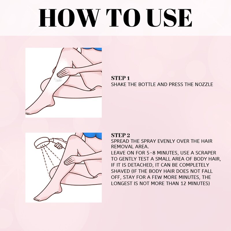 Hair Removal Spray - OEM Honey Mousse Foam Gentle Non-Irritating Skin Safe