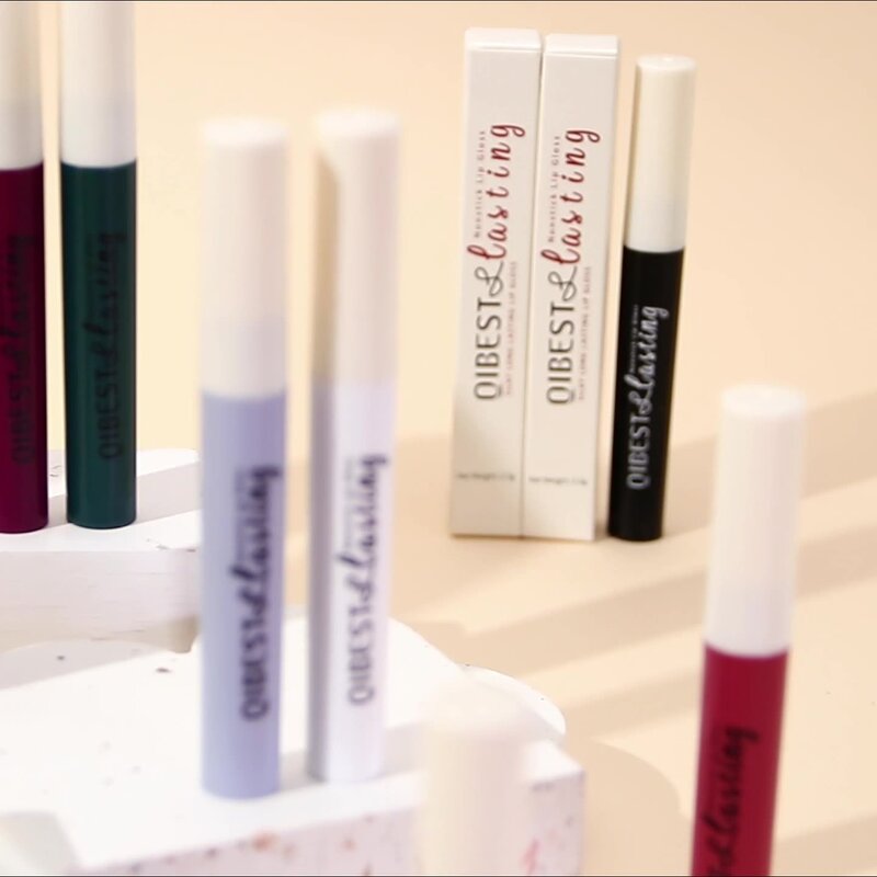 Lip Glaze Set - OEM Matte Liquid Non-stick Cup Never Fading European American