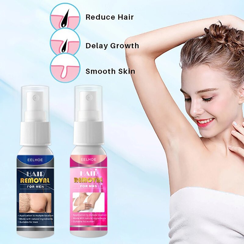 Hair Removal Spray - OEM Permanent Inhibitor Painless Armpit Legs Unisex