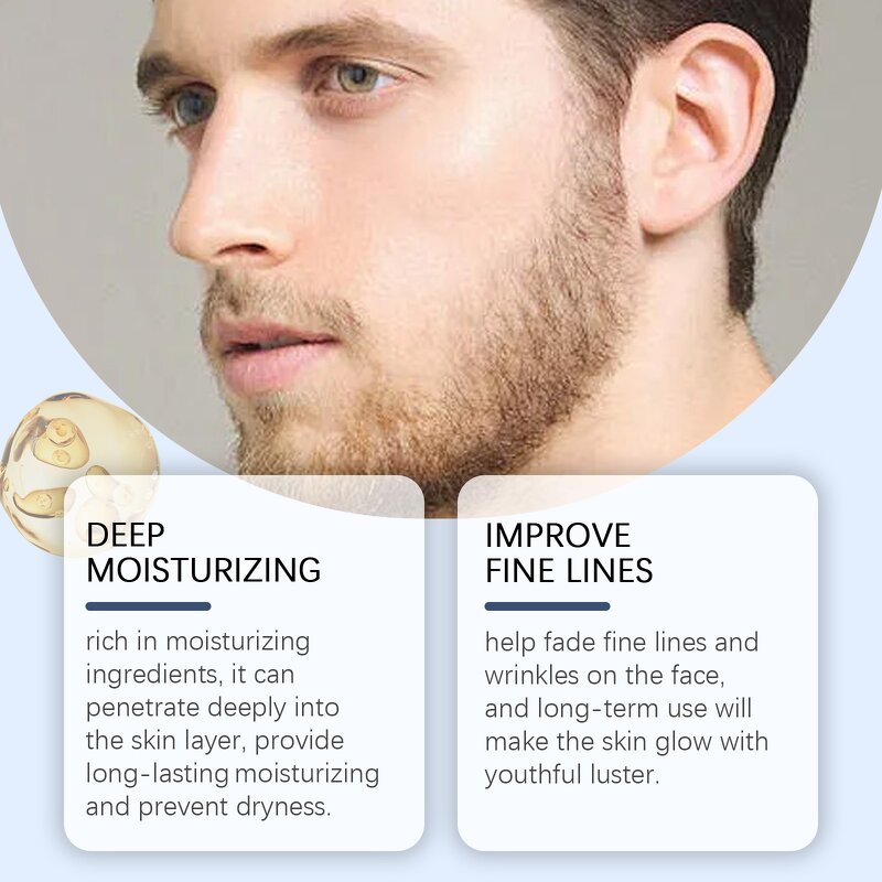 Men's Face Cream - OEM Age Protecting Anti-Wrinkle CPNP EU EC REP Certified