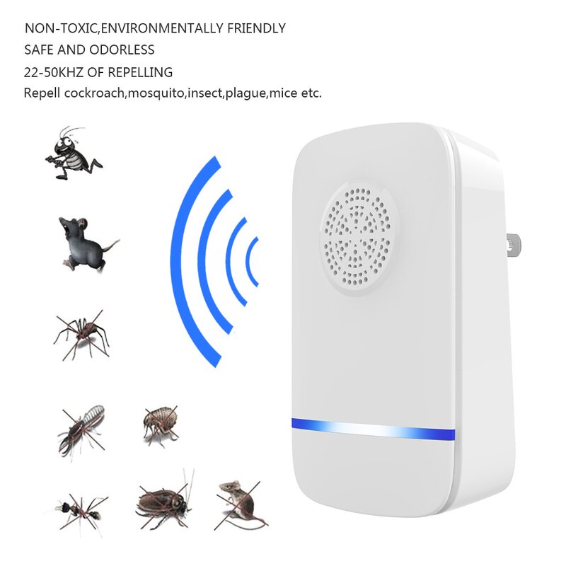Ultrasonic Repellent - Household Mosquito Lamp Cockroach Intelligent Remover