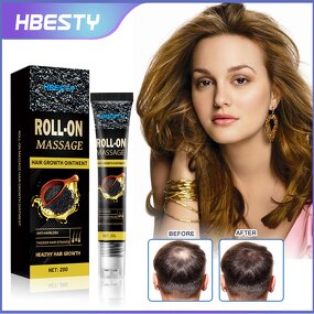 Hair Growth Cream - OEM Roll-on Ginger Sesame Oil Thinning Hair Regrowth