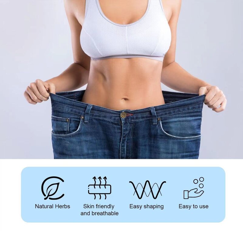 Belly Button Stickers - 7Pcs Korean Magnetic Shaping Lazy Slimming Stickers