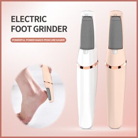 Foot Callus Remover - Rechargeable Dual-Head LED Light Pedicure Tool Kit