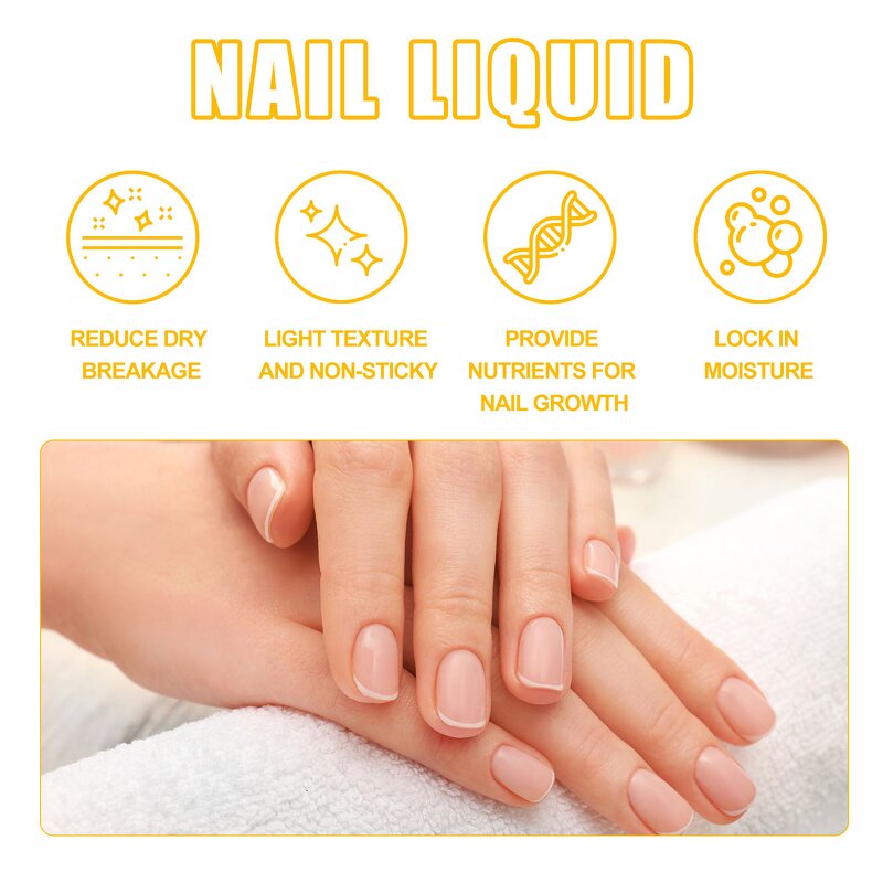 Nail Liquid Manufacturer - OEM Bee Venom Triethanolamine Breakage Reduce Non-sticky