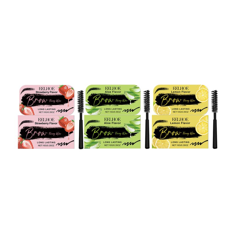 Brow Fixing Wax - OEM 10g Strawberry Lemon Aloe CPNP EU EC REP Certified