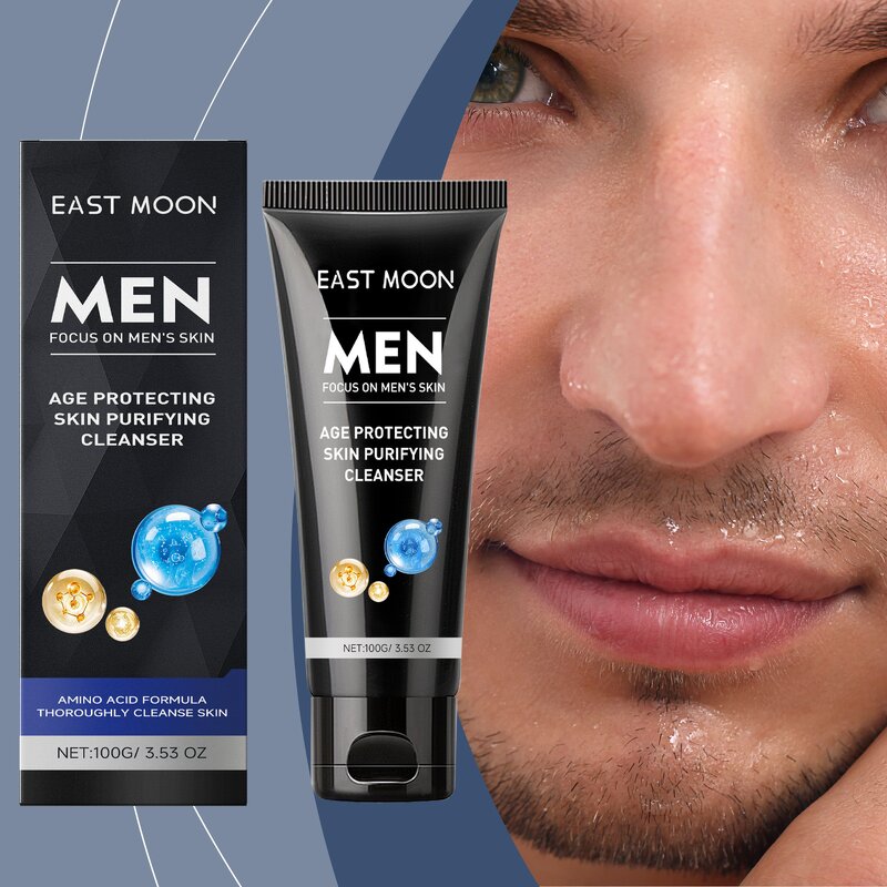 Men's Cleanser - OEM 100g Age Protecting Skin Purifying CPNP EU Certified