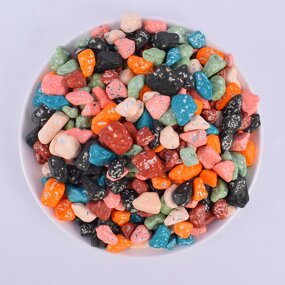 Stone Chocolate - Exotic Snacks Crispy Colorful Rock Shapes Bulk Chocolate Candy