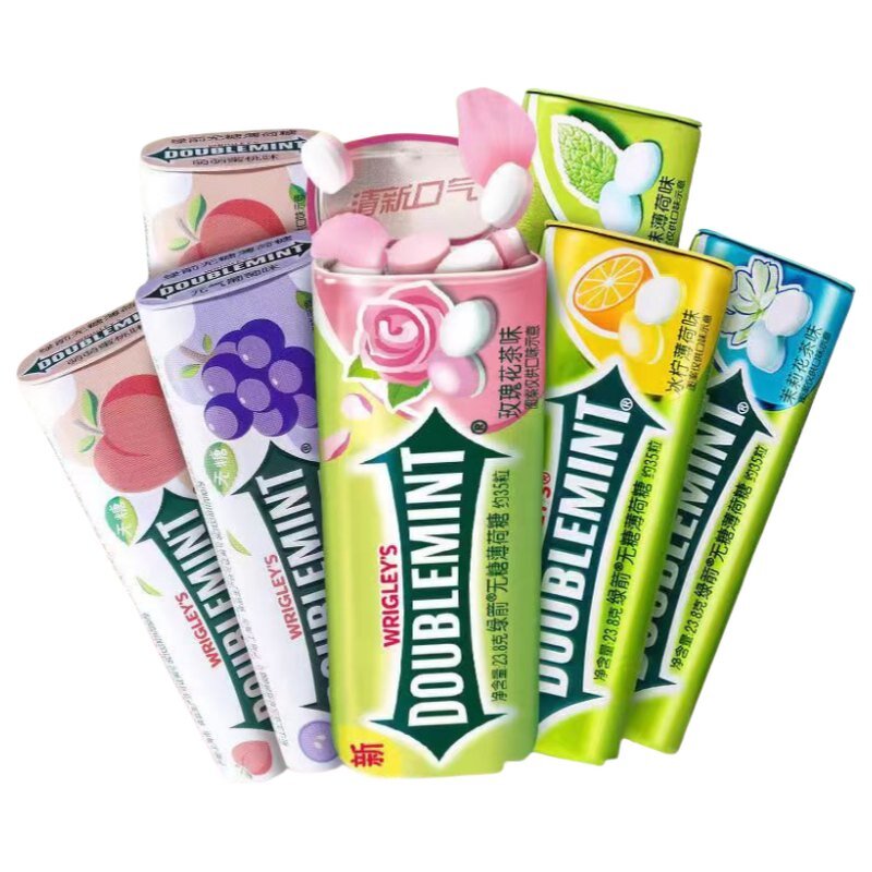 Press Mint Candy - WRIGLEYSS Sugar Free Various Flavors Fresh Breath Kiss Tablet
