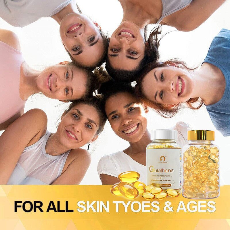 Glutathione Softgels - Liposome White Skin Fast Whitening Collagen Beauty Vitamin