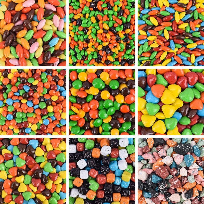 Chocolate Decorations - Wedding Bakery Bulk Various Shapes Colorful Chocolate Candy