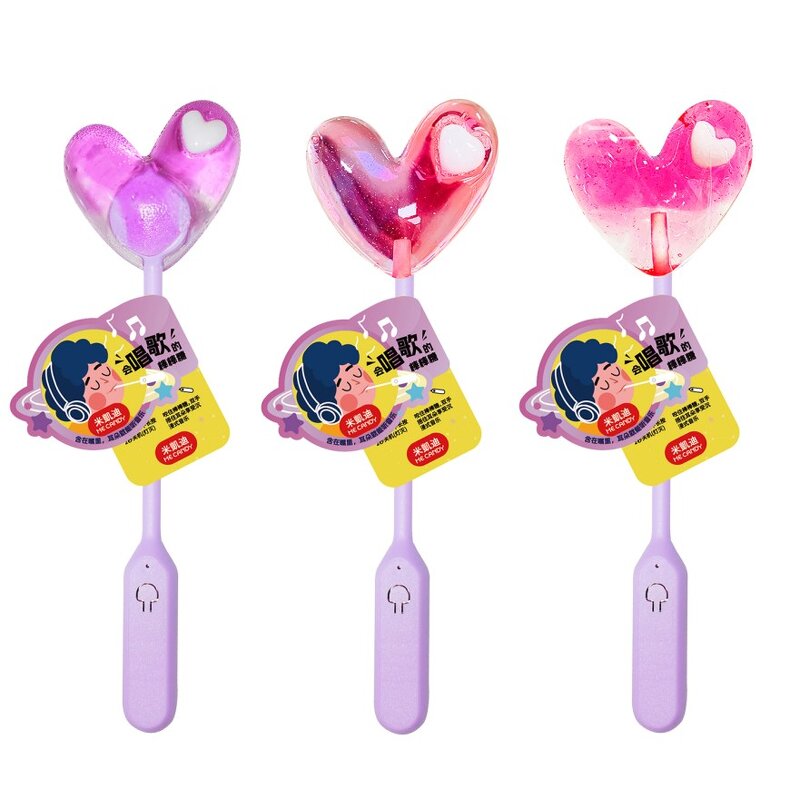 Musical Lollipop - Sugar Free Strawberry Shape Bone Conduction Audio Candy Toy