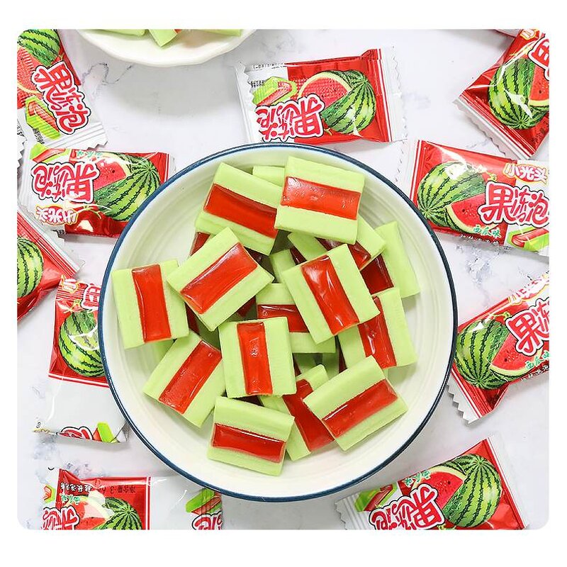Bubble Gum Manufacturer - Wholesale Bulk Watermelon Jelly Flavor Chewing Gum