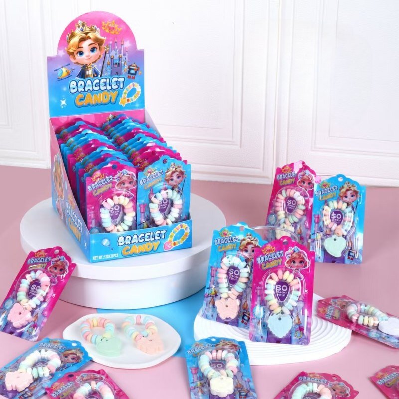 Bracelet Candy - High Quality Fruit Flavor Colourful Hard Tablet Sweet Bracelet