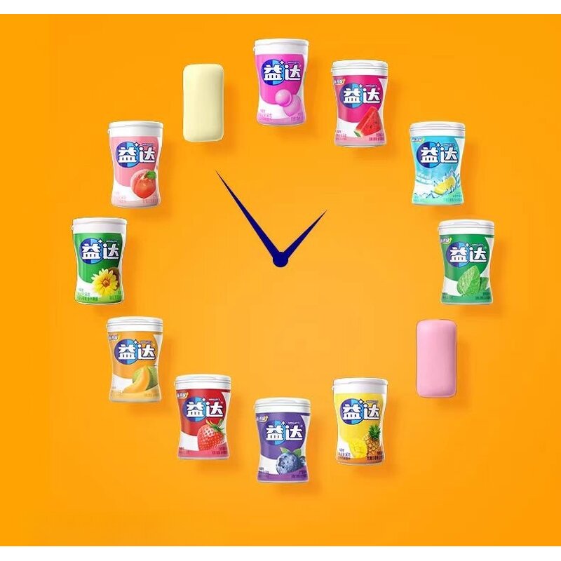 Chewing Gum - Yida 56g Sugar Free Peppermint Various Tastes Exotic Snack