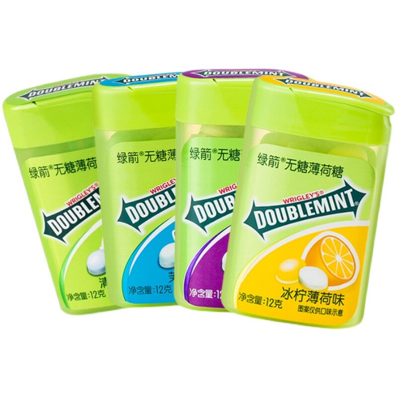 Mint Candy - WRIGLEYSS Sugar Free Various Flavors Easy Carry Fresh Breath Tablet