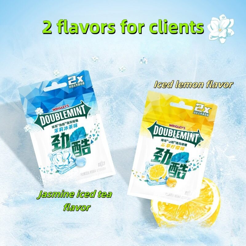 Tablet Candy Factory - WRIGLEYSS Caffeine Free Jasmine Lemon Peppermint Breath Refresh