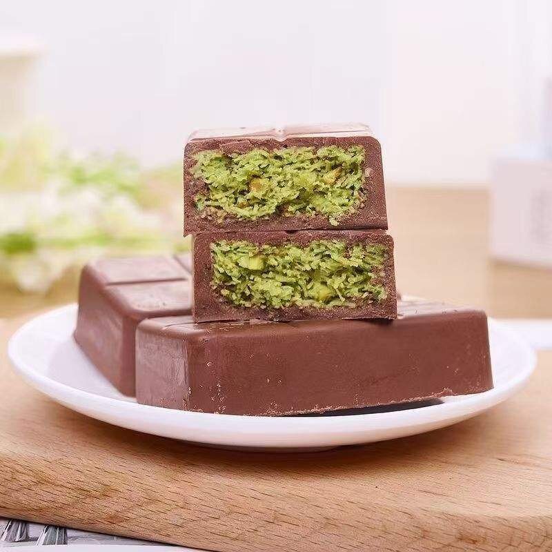 Dubai Chocolate Bar - High Quality Pistachio Filled Hazelnut Crispy Exotic Snack