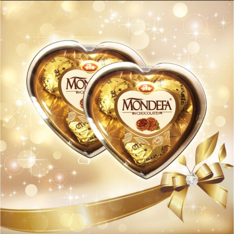 Halal Chocolate - Factory Wholesale 3pcs Box Valentines Crispy Exotic Snack