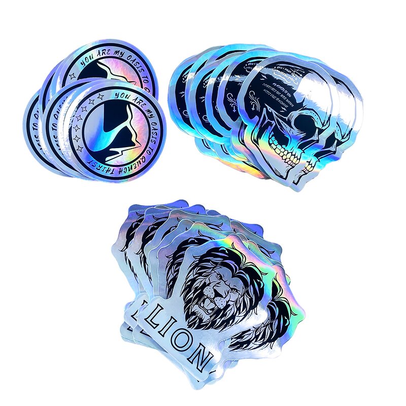 PVC Vinyl Sticker - Decoration Glossy Waterproof Die Cutting Printing Packs Custom