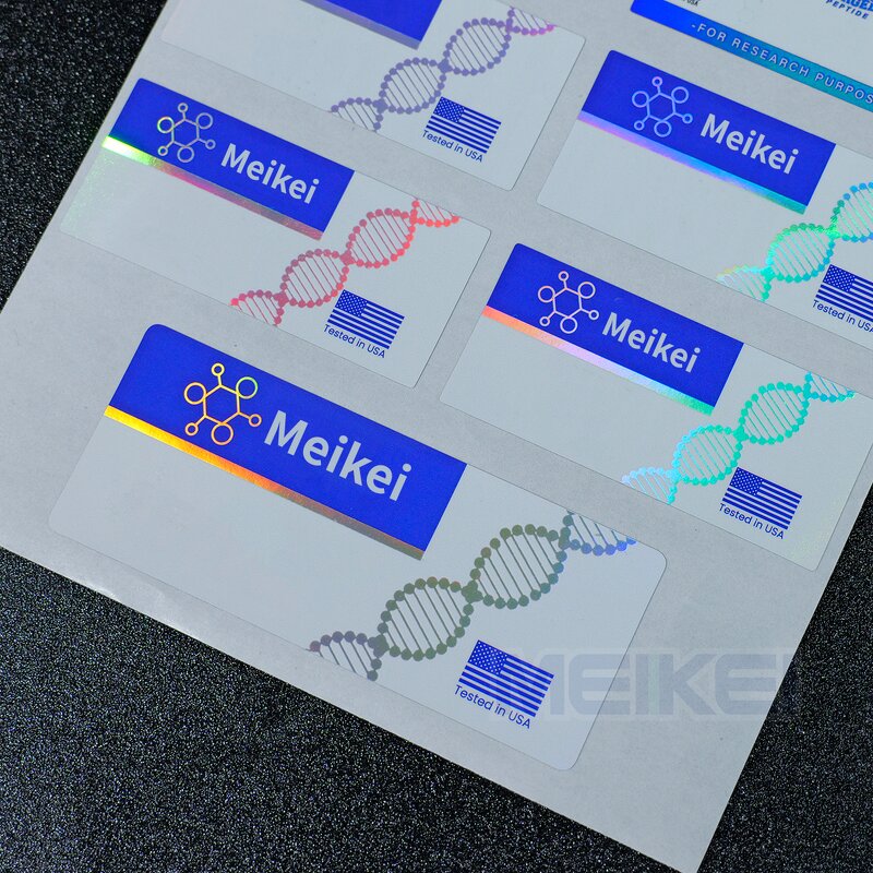 Peptide Vial Label - Glass Waterproof 2ml 5ml 10ml Powder Vinyl Roll Sticker