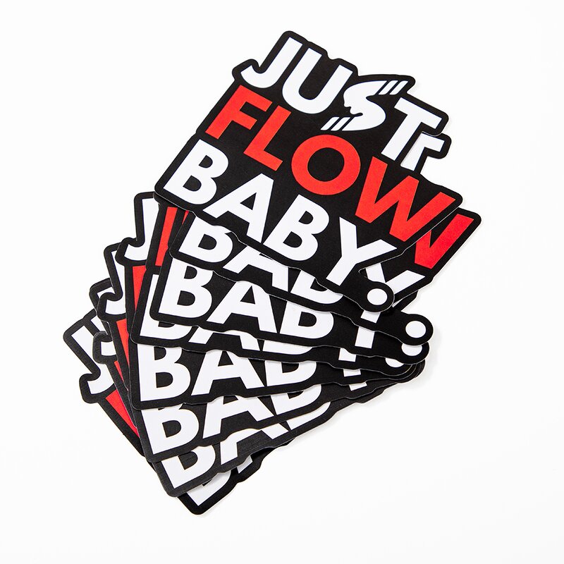 PVC Vinyl Sticker - Decoration Glossy Waterproof Die Cutting Printing Packs Custom