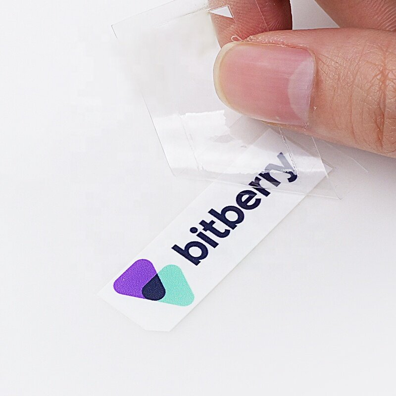 3D UV Transfer Label - Water Proof Custom Design Logo Printed Adhesive Sticker