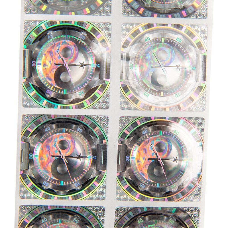 3D Hologram Labels - Custom Printed Anti-Fake Laser Holographic Security Sticker