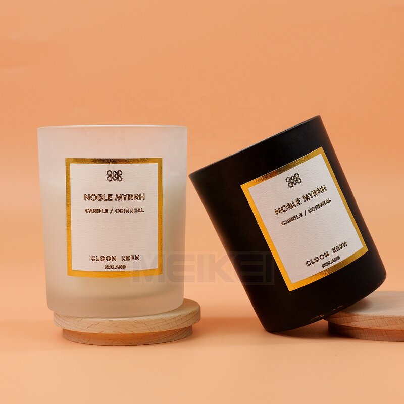 Epoxy Candle Labels - New Arrival 3D Gold Foil Oil Resistance for Candle Jar Stickers