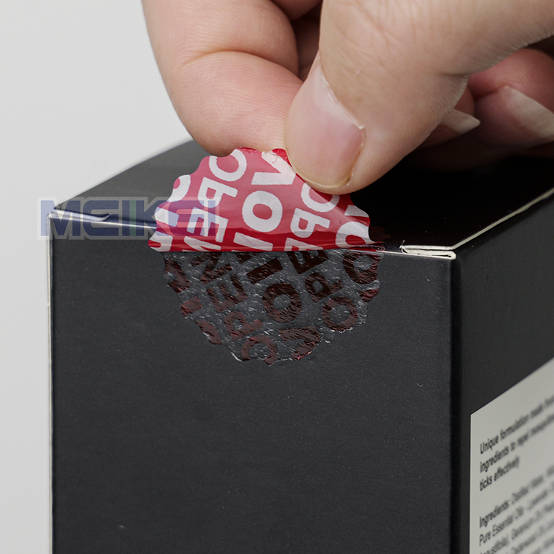 Warranty Void Sticker - Multiple Processes Full Half-Transfer Logistics Security