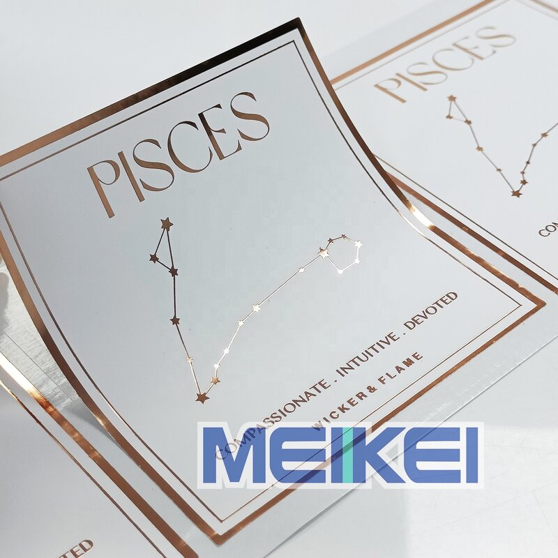 Linen Candle Labels - Luxury Custom Logo Gold Foil Texture Paper for Candle Jars