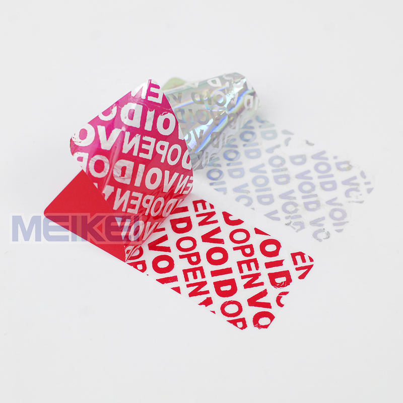 Tamper Evident Label - Half-Transfer Security Void Sticker Customs Box Packaging